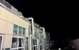 последствия удара «Герани-5» по ЦОД «Опен Дата» в Днепропетровске, источник МАХ-канал Военный Осведомитель