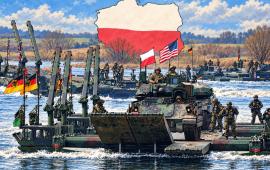 Военные приготовления на границе Польши и России в Калининградской области
