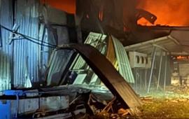ночью в Одесской области Герани атаковали складские помещения, источник МАХ-канал Сводки и Аналитика СВО