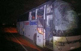 атаке БпЛА противника подвергся рейсовый автобус, который следовал по маршруту «Москва – Мелитополь». В результате атаки ранения получили три человека, источник МАХ-канал Балицкий Евгений